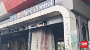 Halte Senen Sentral Kini Bernama Jaga Jakarta